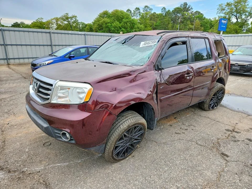 HONDA PILOT 2013 — ROLLOVER