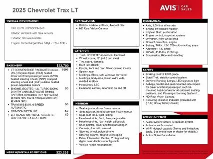 CHEVROLET TRAX 2025 photo 13