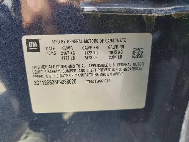 CHEVROLET IMPALA 2015 photo 12