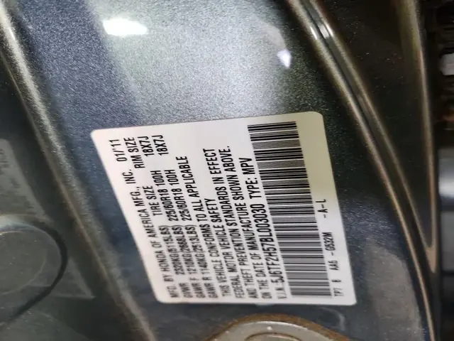 HONDA ACCORD CROSSTOUR 2011 photo 12