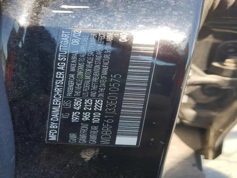 MERCEDES-BENZ C 2003 photo 12