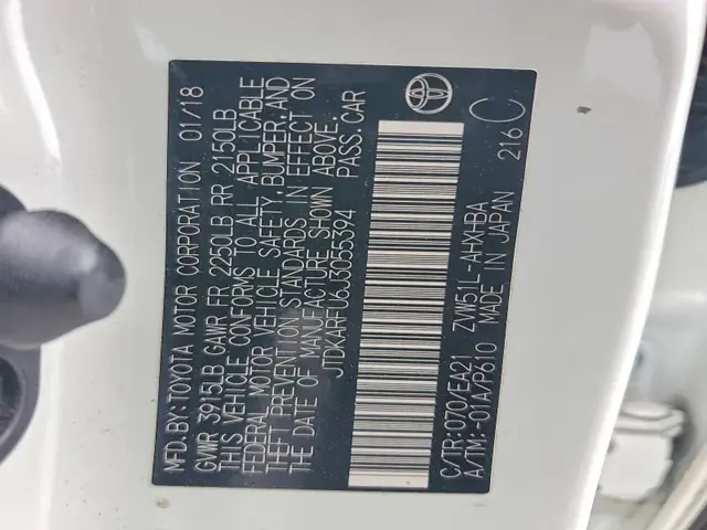 TOYOTA PRIUS 2018 photo 13