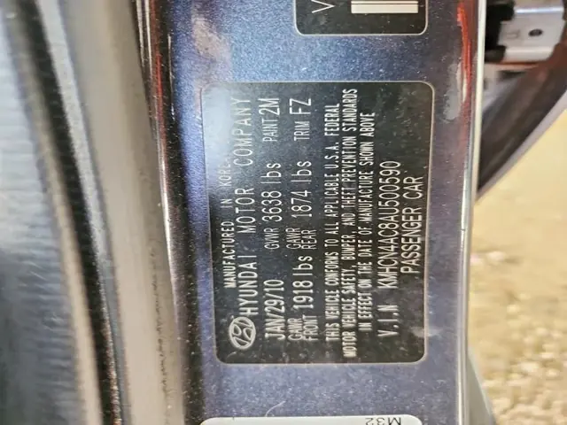 HYUNDAI ACCENT 2010 photo 13