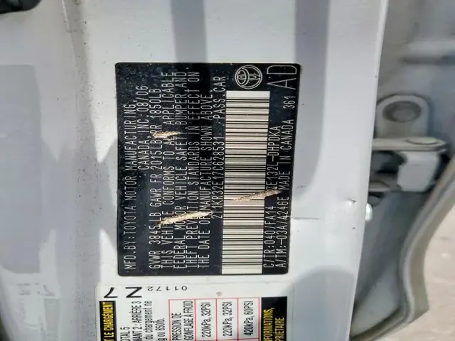 TOYOTA COROLLA MATRIX 2007 photo 13