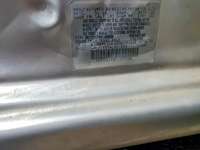 NISSAN VERSA NOTE 2015 photo 12